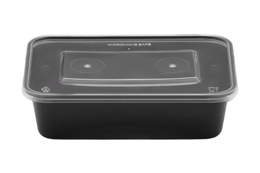 PREMIUM PP svart microform inkl lock 750ml