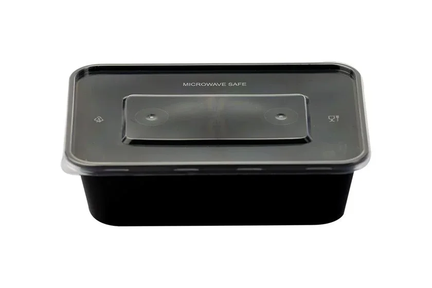 PREMIUM PP svart microform inkl lock 650ml